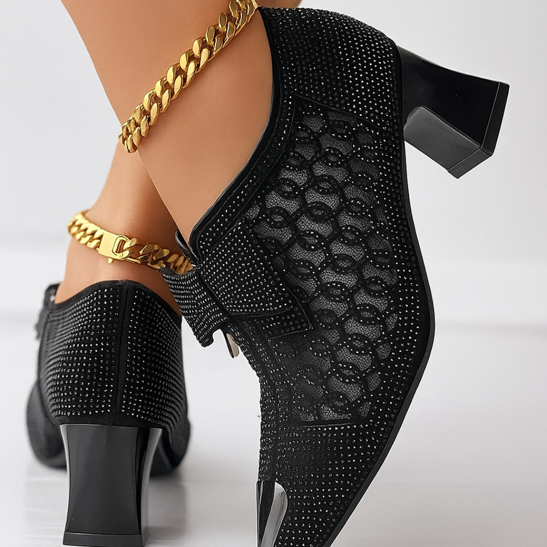 Zapatos de Tacón Vivienne con Lazo